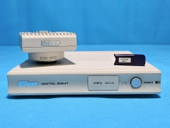 NIKON DIGITAL SIGHT DS-FI1 CAMERA DS-U2 MICROSCOPE CONTROLLER & CABLE FOR PARTS