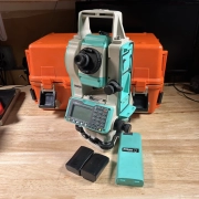 Nikon DTM-322+ Surveying Total Station  w/ Li-on Batteries + Case