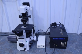 NIKON ECLIPSE TE2000-U INVERTED PHASE CONTRAST MICROSCOPE 4X 10X 20X 40X