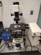 Nikon Eclipse TE2000u Microscope w/ accessories BG