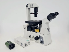 Nikon Eclipse TI-S Microscope w/ Q Imaging QI Camera -TE-PSE30 Power Supply Lab