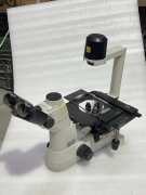 NIKON ECLIPSE TS100-F INVERTED ROUTINE MICROSCOPE FOR PARTS OR NOT WORKING