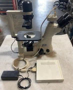 Nikon Eclipse TS100-LED-F Inverted Microscope w/ 2 Objectives + Camera