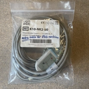 Nikon Kohden Connector EKG Cable K10-NK2-BO Cables & Sensors 10 Leads Banana