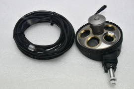 NIKON LV-NU5A Microscope Turret + L-DIHC Nomarski DIC Prism Slide Eclipse w/Cabl