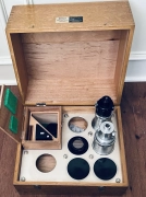 NIKON MACHINIST PROJECTION LENSES INSPECTION COMPARATOR V16-A 100XLP AND 200XLP