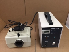 Nikon Microscope HBO Mercury 100w Hg Lamp House w/ Power Supply HB-10101AF