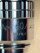 nikon microscope objective Plan Apo 60x/1.40 0il160/0.17