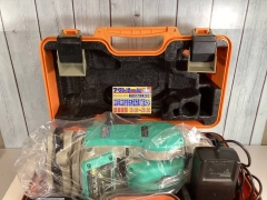 Nikon NST-200C Total Station Surveying Equipment w/Charger & Case Tested Japan