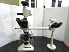 Nikon Optiphot-2 Dual Head Microscope AFX-DX FX-35DX DS-Fi1 Digital Camera Setup