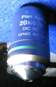 NIKON PLAN APO 20X Microscope Objective DIC N2 0.75NA, 1.0 WD