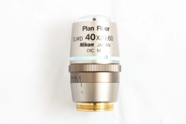 Nikon Plan Fluor ELWD 40x/0.60 ∞/0-2 WD3.7-2.7 DIC M Microscope Objective #5546