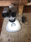 Nikon SMZ 645 8X-50X Microscope On Focusing Stand with Ring light