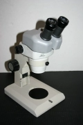 Nikon SMZ-660 Stereozoom Microscope 8-50X on Nikon Desktop Stand - Nice