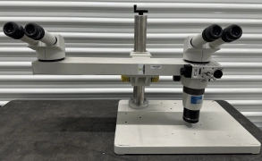 Nikon SMZ1000 Microscope w/1x WD 70 Lens/Pair C-W10xB/22 W/Teaching Head/Stand