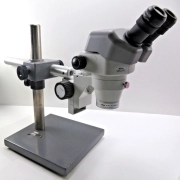 Nikon SMZ645 Stereo Microscope, Nikon C-W10xA/22, Nikon G-AL 2x w/ Boom Stand