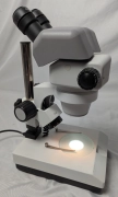 Nikon SMZ645 Stereo Zoom Microscope w/ C-W10xA/22 Eyepieces & Lighted Stand