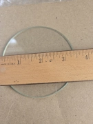 NIKON STAGE GLASS #74200  89.63mm diameter (3.54"), 3.17mm thick - NEW