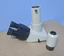NIKON TRINOCULAR T LABOPHOT/OPTIPHOT MICROSCOPE HEAD  W/ EYESPIECES - BINA001C