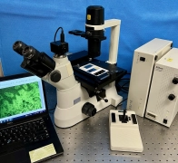 Nikon TS-100 Eclipse Prior Scanning Inverted  Fluorescence Phase Microscope