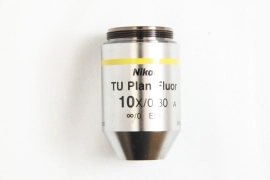 Nikon TU Plan Fluor 10x / 0.30 A ∞/0 EPI OFN25 WD17.5 Microscope Objective Lens