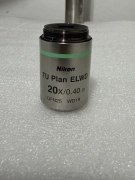NIKON TU PLAN OBJECTIVE 20x-TU PLAN ELWD 20x/0.40 B OFN25 WD19 ~/0 EPI