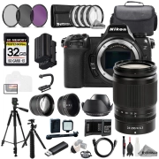 Nikon Z6 III + Z 24-200mm f/4-6.3 VR Lens +32GB+Ext Bat+9 PC Filtr-MEGA Kit