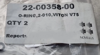 NOVELLUS 22-00358-00 VITON V75 2-010 O-RING 2/PK (r4s2.7b10)