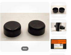 *SET* Covers Fine Focus knob for Nikon LABOPHOT-2 A microscope 34186