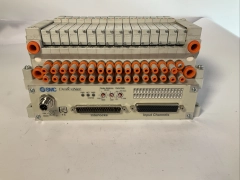 SMC DEVICENET EX420-SDN1 W/Manifold VV5Q11-16-X3101V W/VQ1101-51 AMAT 4060-00934