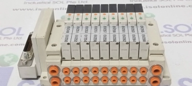 SMC SS5V1-DUT00978 AMAT 0190-54297 Pneumatic Valve Manifold #A6-40