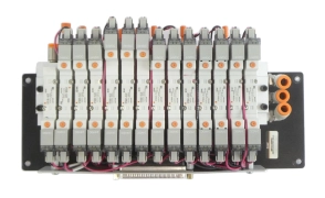 SMC SS5Y3-ULB990057 14-Port Pneumatic Manifold 0010-01801 AMAT Working