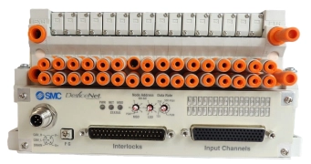 SMC VV5Q11-16-DAP00151 16-Port Manifold EX420-SDN1 AMAT Working Surplus