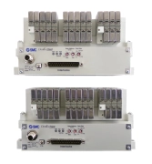 SMC VV5Q11-16-X1600V 16-Port Manifold EX420-SDN2 AMAT Lot of 2 Working