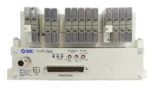 SMC VV5Q11-16-X1600V 16-Port Manifold EX420-SDN2 AMAT Working Surplus