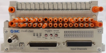 SMC VV5Q11-16-X3104V 16-Port Manifold EX420-SDN1 AMAT Working Surplus
