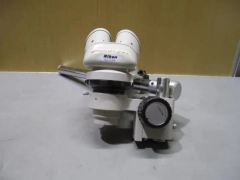 Used Nikon S10X&C-W15X/16 Meiji Techno Zoom Microscope Body Cracked Sold as-is