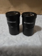 WF20x/12, Pair of Eyepiece as photo, sn:4536,FOR NIKON OLYMPUS MICROSCOPE.